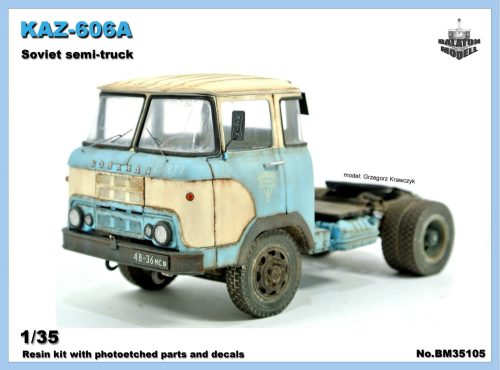 KAZ-606A semi-truck, 1/35