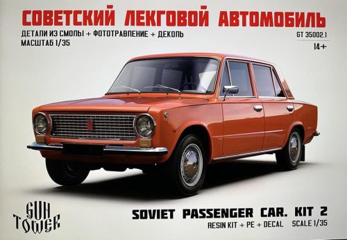 GT Soviet passenger car Lada 21011, 1/35 (Gun Tower Models)