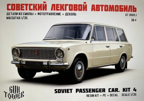 GT Soviet passenger car Lada 2102, 1/35 (Gun Tower Models)